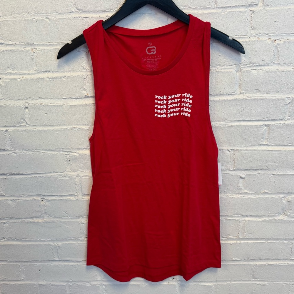 Cyclebar Rock Your Ride Muscle Tank Top